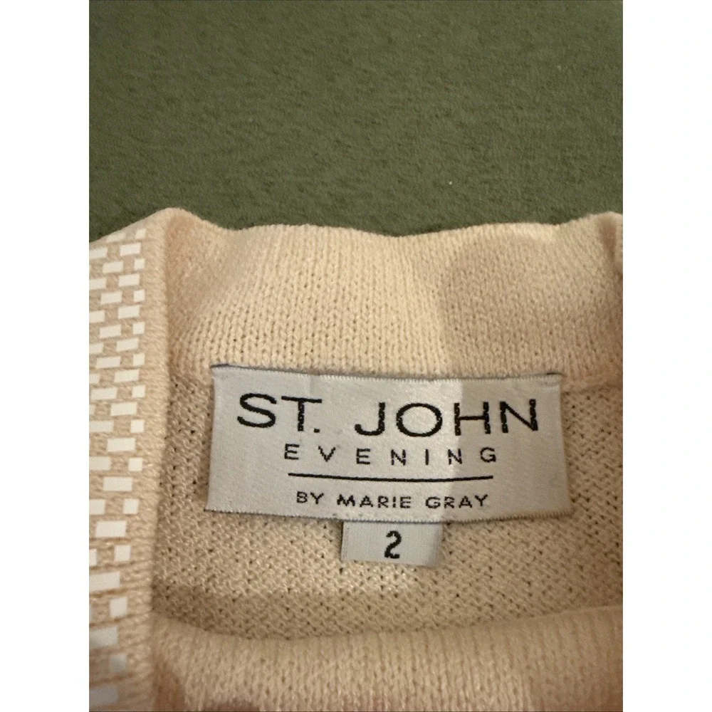 St John Evening zipper neckline